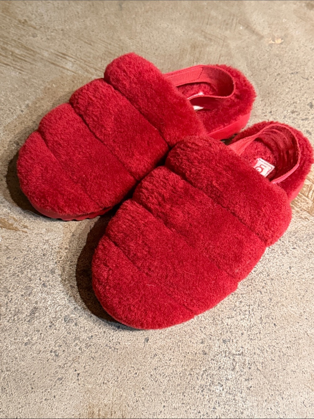 UGG Super Fluff Sling Back Slippers
